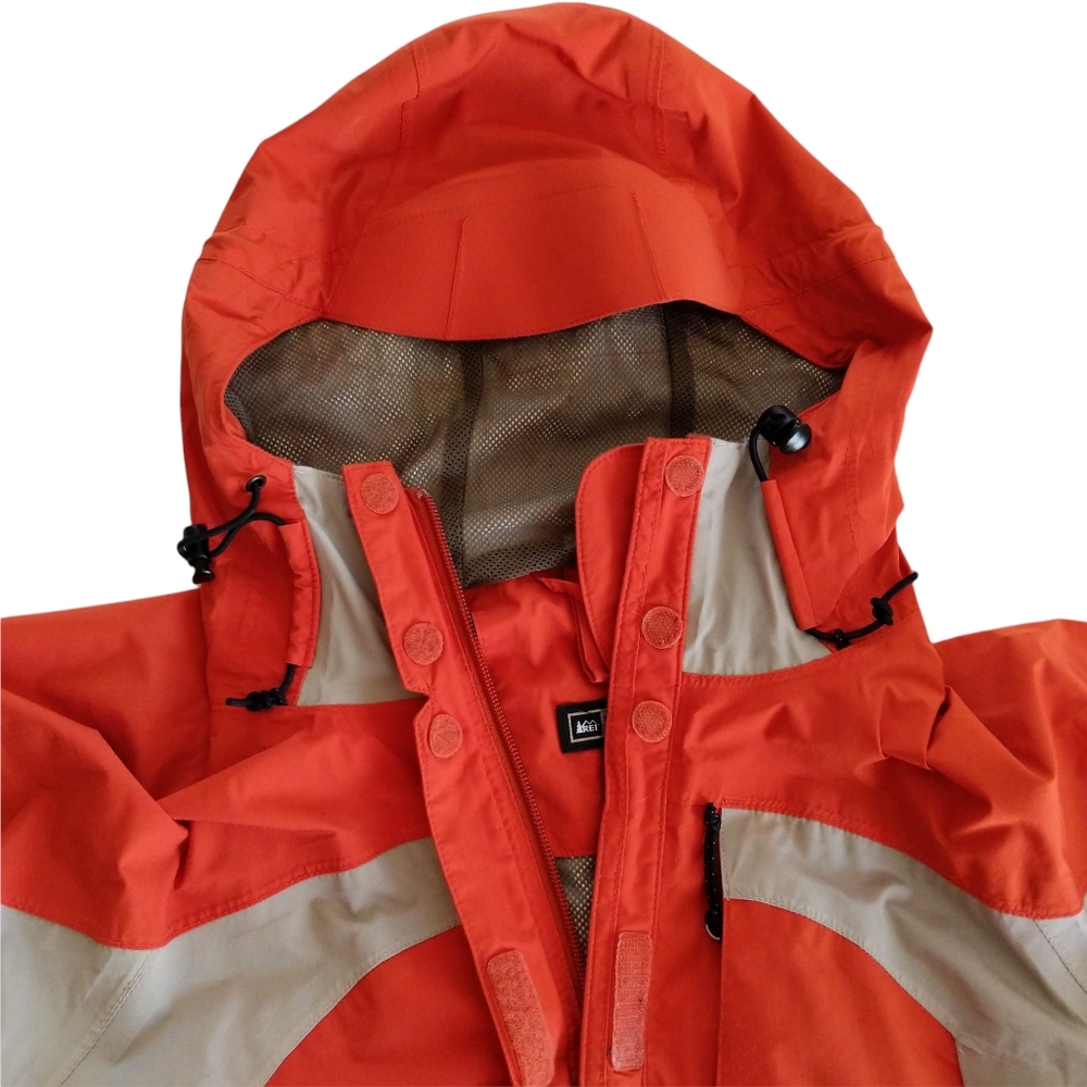 REI E1 Elements Jacket Orange Size XS - image 4